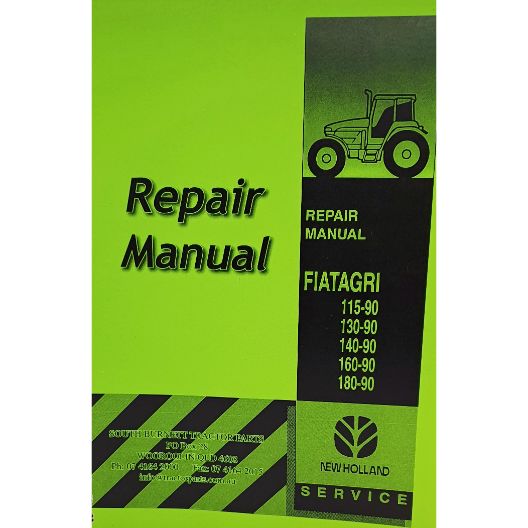 MANUAL WORKSHOP 115-90 TO 180-90 (Part Number: MANWSFIAT115-90) - Call South Burnett Tractor Parts on 07 4164 2000