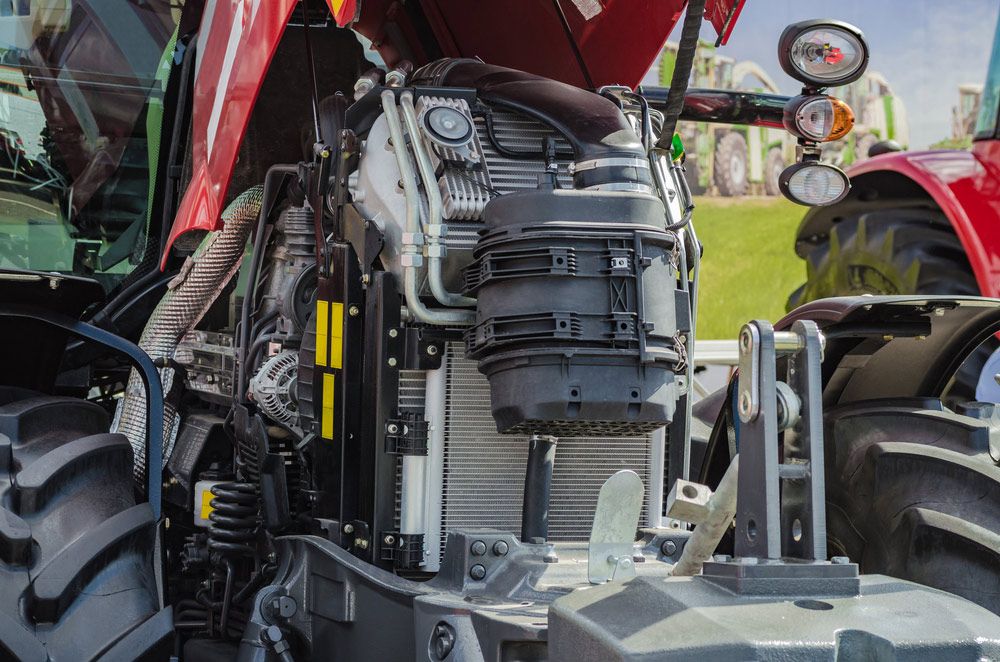 Closer Look Of A Tractor In Australia
